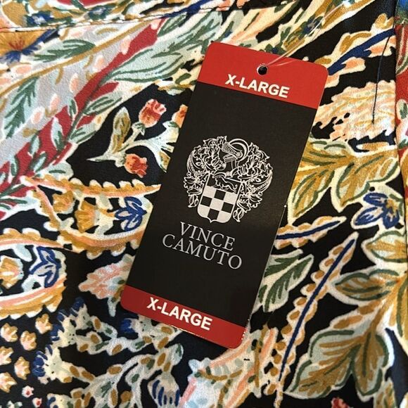 NEW Vince Camuto Multi Color Floral Skirt - Picture 1 of 9